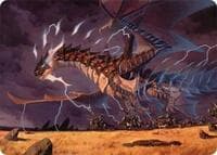 Neriv, Heart of the Storm Art Card (25/54) - Art Series: Tarkir: Dragonstorm - Magic: The Gathering card