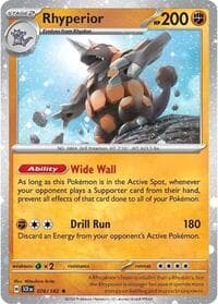 Rhyperior - 76/142 (Cosmos Holo) - Miscellaneous Cards & Products - Pokemon card