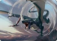 Whirlwing Stormbrood Art Card (27/54) - Art Series: Tarkir: Dragonstorm - Magic: The Gathering card