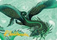 Teval, Arbiter of Virtue Art Card (38/54) (Gold-Stamped Signature) - Art Series: Tarkir: Dragonstorm - Magic: The Gathering card