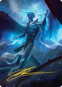 Ugin, Eye of the Storms Art Card (1/54) (Gold-Stamped Signature) - Art Series: Tarkir: Dragonstorm - Magic: The Gathering card