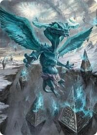 Ugin, Eye of the Storms Art Card (47/54) - Art Series: Tarkir: Dragonstorm - Magic: The Gathering card