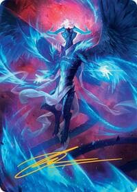 Ugin, Eye of the Storms Art Card (48/54) (Gold-Stamped Signature) - Art Series: Tarkir: Dragonstorm - Magic: The Gathering card
