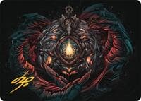 Mox Jasper Art Card (41/54) (Gold-Stamped Signature) - Art Series: Tarkir: Dragonstorm - Magic: The Gathering card