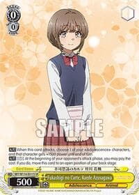Fukashigi no Carte, Kaede Azusagawa (SR) - Rascal Does Not Dream Series - Weiss Schwarz card