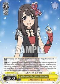 Airheaded Idol, Uzuki Hirokawa - Rascal Does Not Dream Series - Weiss Schwarz card
