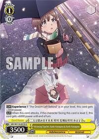 Advancing Together, Kaede Azusagawa & Kaede Azusagawa - Rascal Does Not Dream Series - Weiss Schwarz card