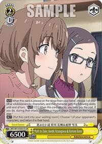 Path to Take, Kaede Azusagawa & Kotomi Kano (SR) - Rascal Does Not Dream Series - Weiss Schwarz card