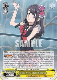 Otome Note, Uzuki Hirokawa (SR) - Rascal Does Not Dream Series - Weiss Schwarz card