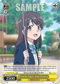 Familiar Figure, Uzuki Hirokawa (SR) - Rascal Does Not Dream Series - Weiss Schwarz card
