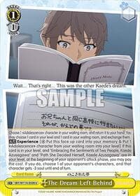 The Dream Left Behind - Rascal Does Not Dream Series - Weiss Schwarz card