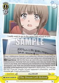 The Dream Left Behind (SR) - Rascal Does Not Dream Series - Weiss Schwarz card
