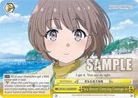 Sea Breeze Carrying Courage In (RRR) - Rascal Does Not Dream Series - Weiss Schwarz card