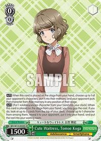 Cute Waitress, Tomoe Koga (SR) - Rascal Does Not Dream Series - Weiss Schwarz card