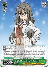 Reliable Advisor, Rio Futaba (SR) - Rascal Does Not Dream Series - Weiss Schwarz card
