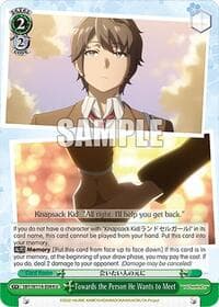 Towards the Person He Wants to Meet - Rascal Does Not Dream Series - Weiss Schwarz card