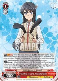 Fukashigi no Carte, Mai Sakurajima (SR) - Rascal Does Not Dream Series - Weiss Schwarz card