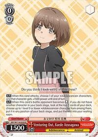 Venturing Out, Kaede Azusagawa - Rascal Does Not Dream Series - Weiss Schwarz card