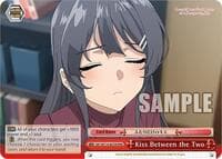Kiss Between the Two (RRR) - Rascal Does Not Dream Series - Weiss Schwarz card