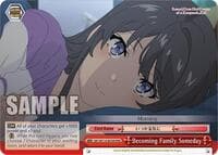 Becoming Family Someday (RRR) - Rascal Does Not Dream Series - Weiss Schwarz card