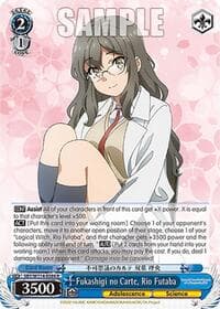 Fukashigi no Carte, Rio Futaba - Rascal Does Not Dream Series - Weiss Schwarz card
