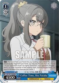 Coffee Time, Rio Futaba - Rascal Does Not Dream Series - Weiss Schwarz card