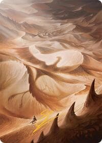 Plains Art Card (30/54) (Gold-Stamped Signature) - Art Series: Tarkir: Dragonstorm - Magic: The Gathering card