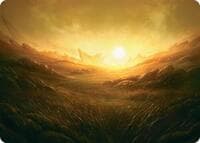 Plains Art Card (31/54) - Art Series: Tarkir: Dragonstorm - Magic: The Gathering card