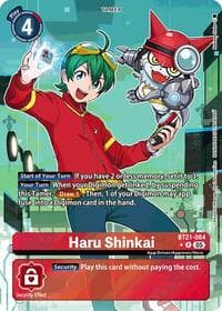 Haru Shinkai (Alternate Art) - World Convergence - Digimon Card Game card