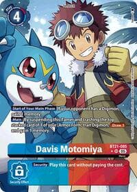 Davis Motomiya (Alternate Art) - World Convergence - Digimon Card Game card