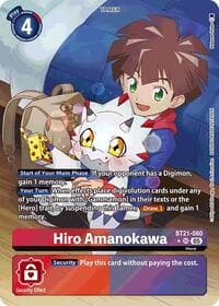 Hiro Amanokawa (Alternate Art) - World Convergence - Digimon Card Game card