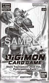 Store Tournament 2025 Vol.2 Participation Pack - Digimon Promotion Cards - Digimon Card Game card