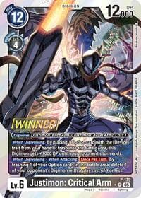 Justimon: Critical Arm (Store Tournament 2025 Vol.2 Winner Pack) - Digimon Promotion Cards - Digimon Card Game card