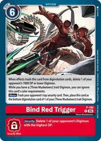 Bind Red Trigger (Store Tournament 2025 Vol.2 Participation Pack) - Digimon Promotion Cards - Digimon Card Game card