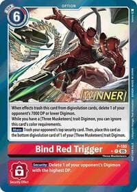 Bind Red Trigger (Store Tournament 2025 Vol.2 Winner Pack) - Digimon Promotion Cards - Digimon Card Game card