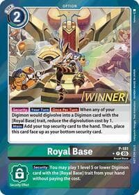 Royal Base (Store Tournament 2025 Vol.2 Winner Pack) - Digimon Promotion Cards - Digimon Card Game card