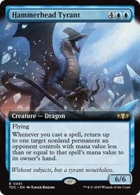 Hammerhead Tyrant (Extended Art) - Commander: Tarkir: Dragonstorm - Magic: The Gathering card