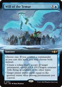 Will of the Temur (Extended Art) - Commander: Tarkir: Dragonstorm - Magic: The Gathering card