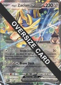 Hop's Zacian ex - SVP193 - Jumbo Cards - Pokemon card