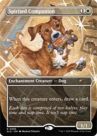 Spirited Companion (0896) - Secret Lair Drop Series - Magic: The Gathering card