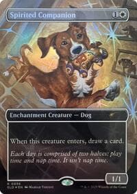 Spirited Companion (0896) (Rainbow Foil) - Secret Lair Drop Series - Magic: The Gathering card