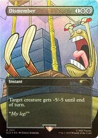 Dismember (7011) (Rainbow Foil) - Secret Lair Drop Series - Magic: The Gathering card