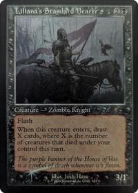 Liliana's Standard Bearer (Retro Frame) - Secret Lair Drop Series - Magic: The Gathering card