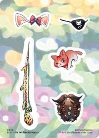 Sticker Sheet (0338) - Secret Lair Drop Series - Magic: The Gathering card