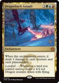 Dragonback Assault - Promo Pack: Tarkir: Dragonstorm - Magic: The Gathering card