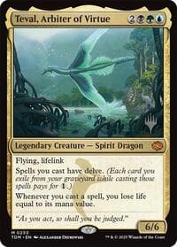 Teval, Arbiter of Virtue - Promo Pack: Tarkir: Dragonstorm - Magic: The Gathering card