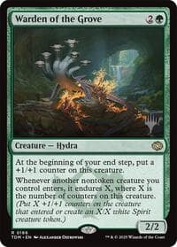 Warden of the Grove - Promo Pack: Tarkir: Dragonstorm - Magic: The Gathering card