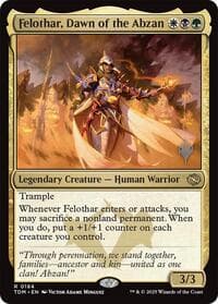 Felothar, Dawn of the Abzan - Promo Pack: Tarkir: Dragonstorm - Magic: The Gathering card