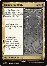 Thunder of Unity - Promo Pack: Tarkir: Dragonstorm - Magic: The Gathering card