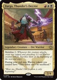Zurgo, Thunder's Decree - Promo Pack: Tarkir: Dragonstorm - Magic: The Gathering card